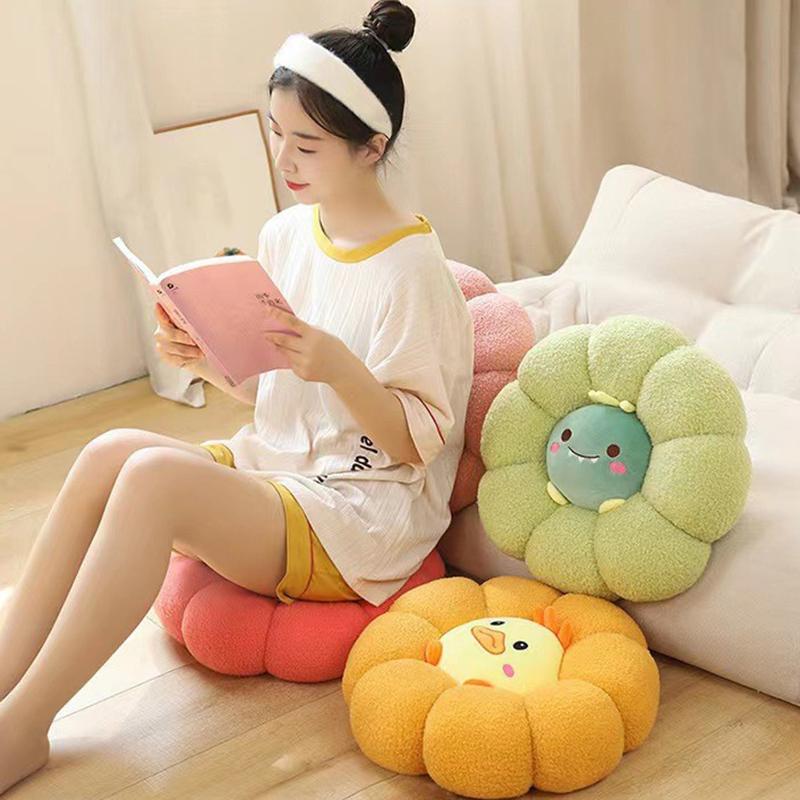 Pumpkin Animal Cushions Tatami Floor Chair Cushions Office Bedroom Stools Car Cushions Summer