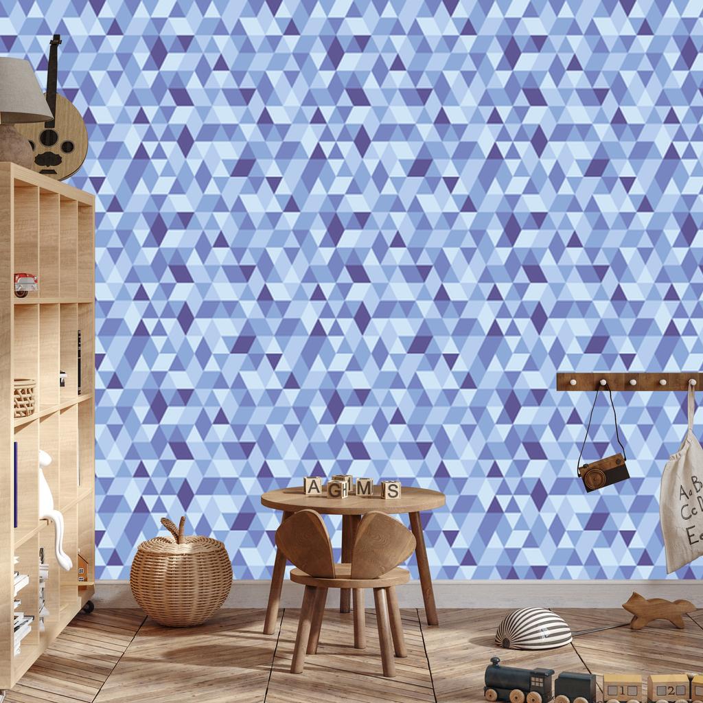 Geometric colorful pattern wallpaper for living room and bedroom 50x1000