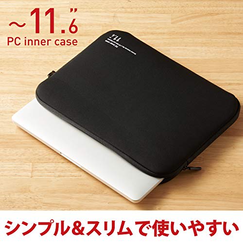 Elecom Computer Case PC Case 11.6 Inch Case Neoprene iPad 10.2 Black BM-IBNP11RBK