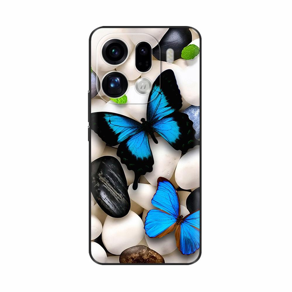 For OPPO Find X9 Find X9 Pro 5G Shockproof Case Soft TPU Silicone Phone Cover FindX9 Pro Funda Bumper Cartoon Painted Back Cover
