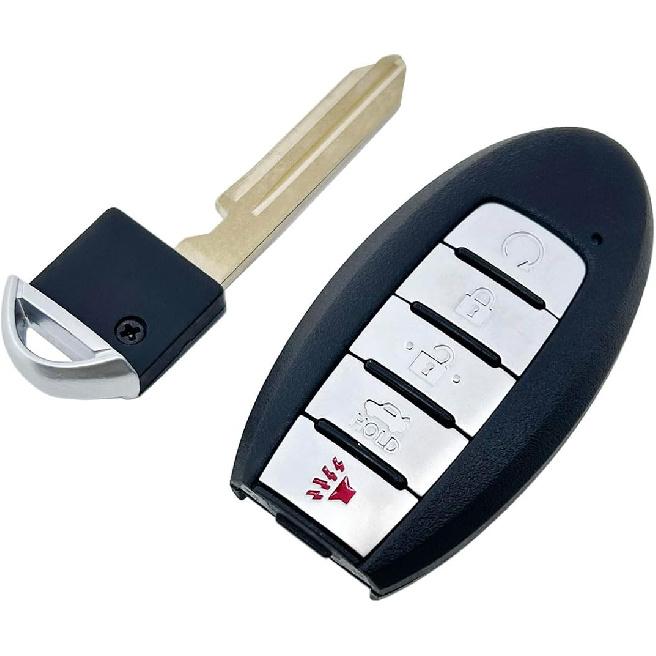Smart Replacement Key Fob Cover Case fit for Nissan Altima Sentra Rogue Pathfinder Murano Armada Maxima Versa Infiniti QX60 QX50 QX70 JX35 Keyless 1