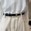 Women's Versatile Retro Thin PU Leather Belt - Youth Casual Suit & Jeans Accessory