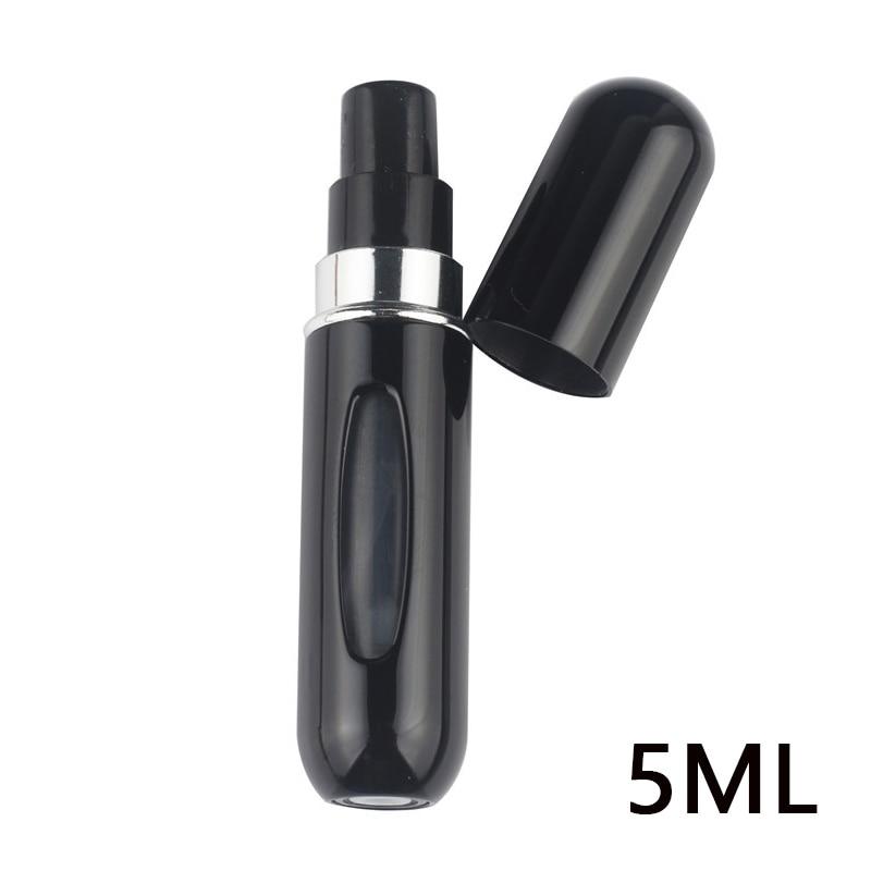 5ml Refillable Perfume Bottle Pump High-end Portable Spray Bottle Made Aluminum Press Spray Design