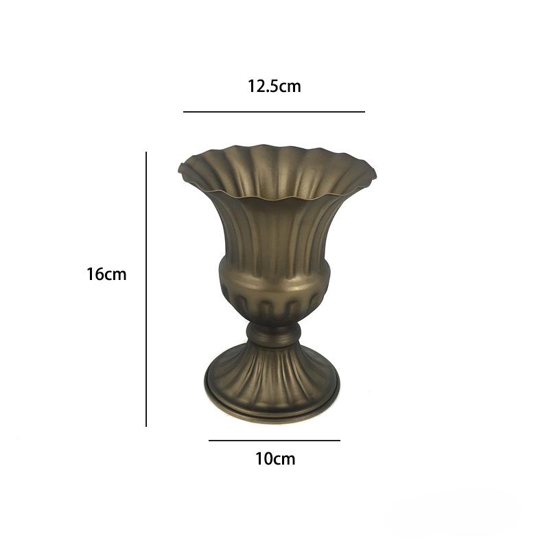 Latest Retro Wrought Iron Flower Pots Wedding Decorations Dried Flower Arrangements Household Decor Hotel Decorations Vases Ornaments