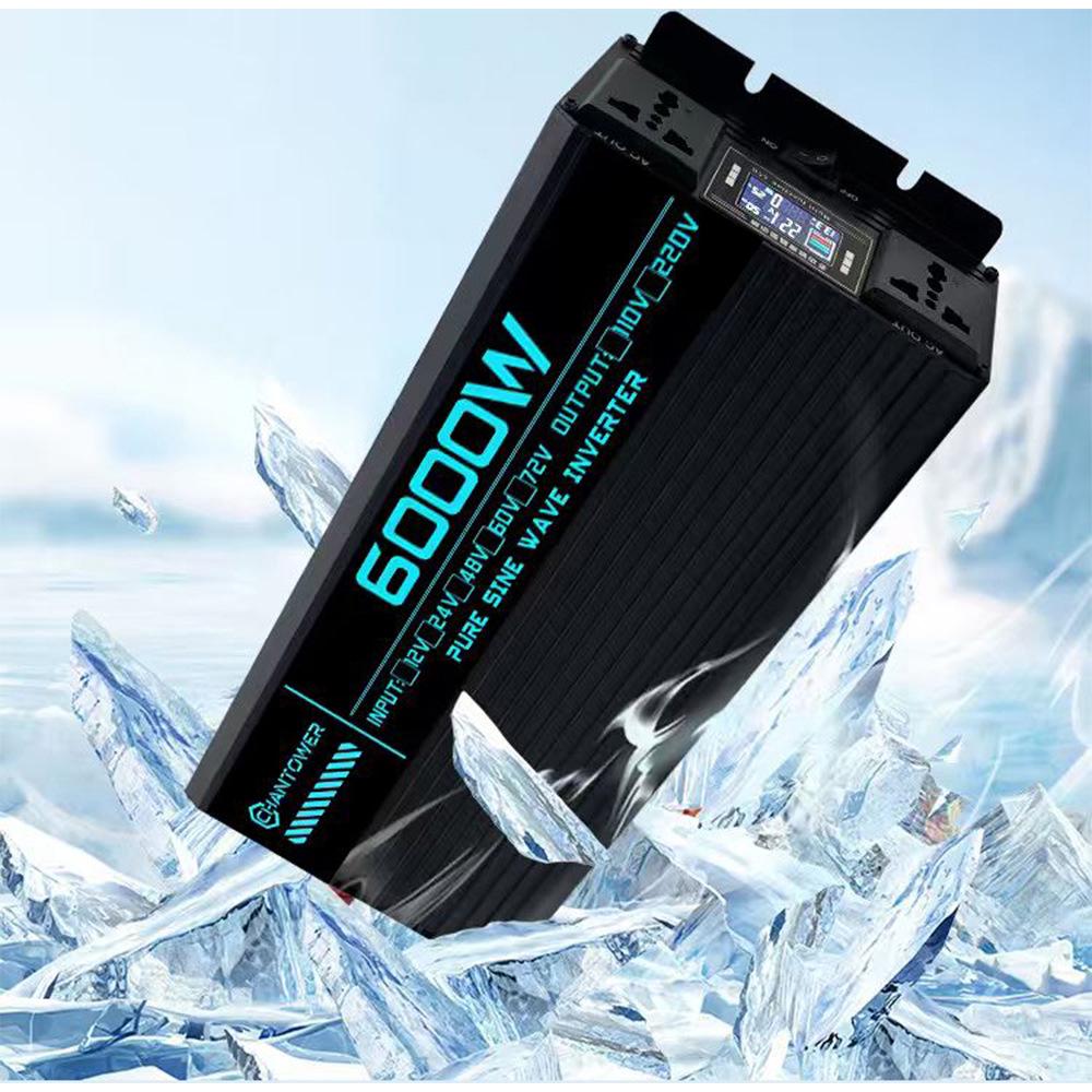 Multi-Voltage Pure Sine Wave Inverter: 12V-72V to 220V for Home, Car, and Truck Use