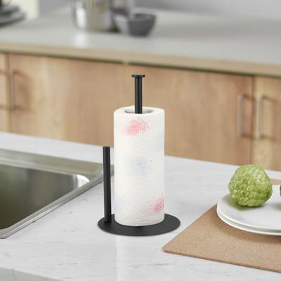 Vertikaler Taschentuchhalter Papierhandtuchständer mit rutschfestem beschwertem Fuß Küchenarbeitsplatte freistehend