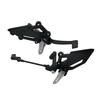 Pair Motorcycle Shift Lever Frontset Foot Peg Bracket Footrest Pedal Adjustable