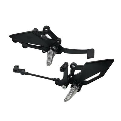 Pereche Pârghie Schimbător Motocicletă Footset Suport Suporturi Pedale Footrest Reglabil