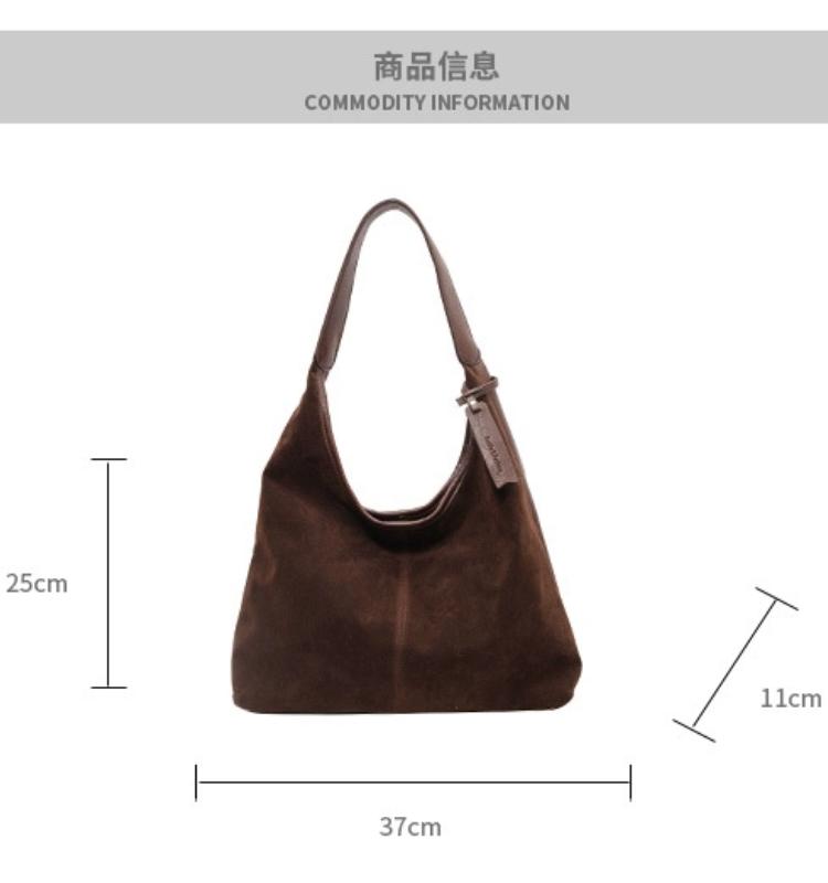 Large-capacity Shoulder Bag for Women 2026 New Trendy Suede Single-underarm Bags Autumn Winter Tote Bag Ladies Luxury Handbags