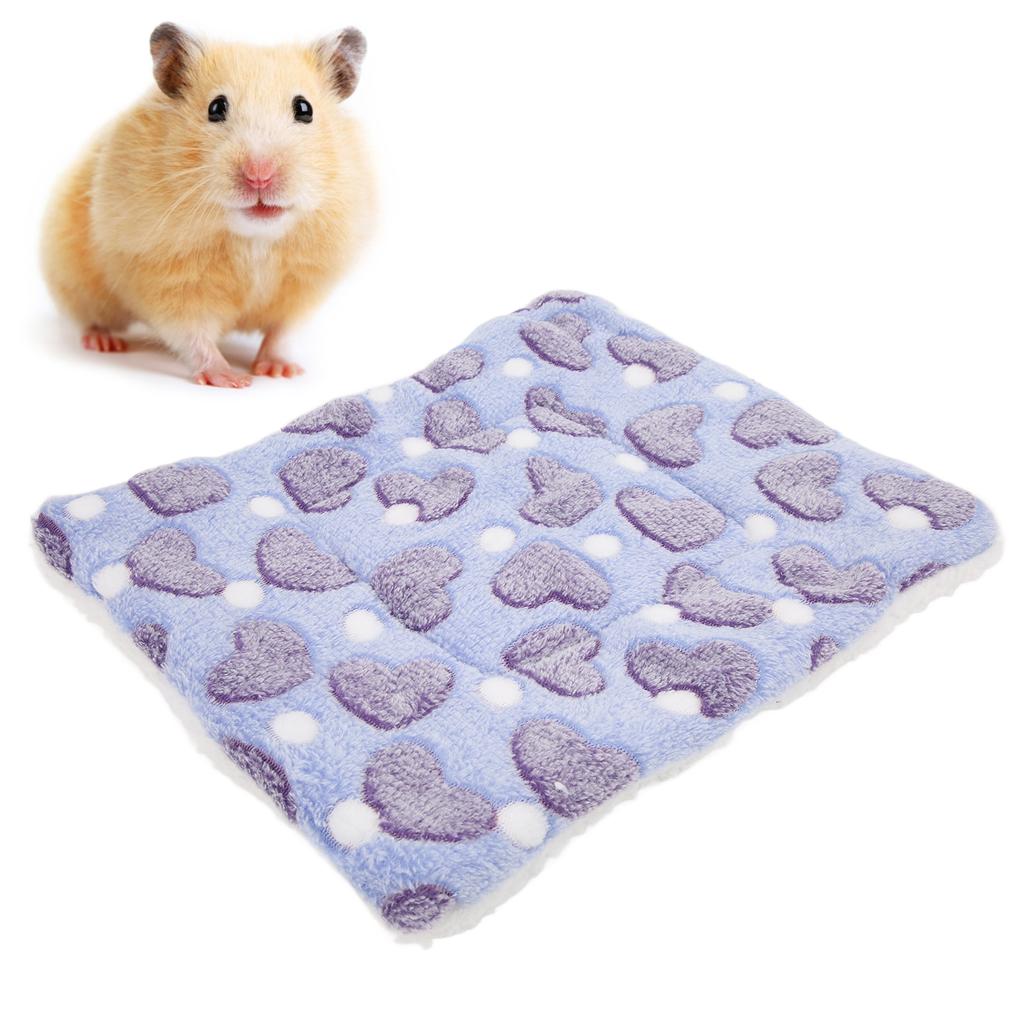 Hamster Warm Fleece Pad Soft and Comfortable Hamster Winter Warm Sleep Pad for Hamster Rabbits Chinchilla