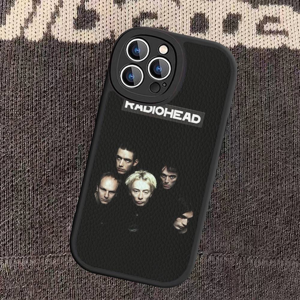 Fashion Design Radiohead Phone Case Hard Leather For iPhone 16 15 14 13 12 Mini 11 14 Pro Max Xs X Xr 7 8 Plus Fundas