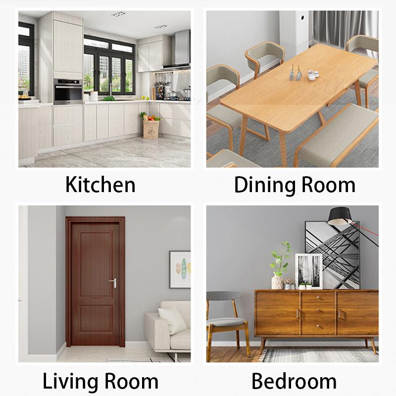 Holzmaserung Schlafzimmer Bodenunterschrank Wandverkleidung Renovierungsrolle PVC Wasserabweisend Abriebfest Leicht zu reißendes Selbstklebendes Dekor