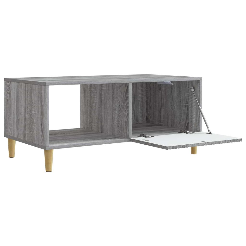 Coffee Table Grey Sonoma 90 x 50 x 40 cm Engineered Wood