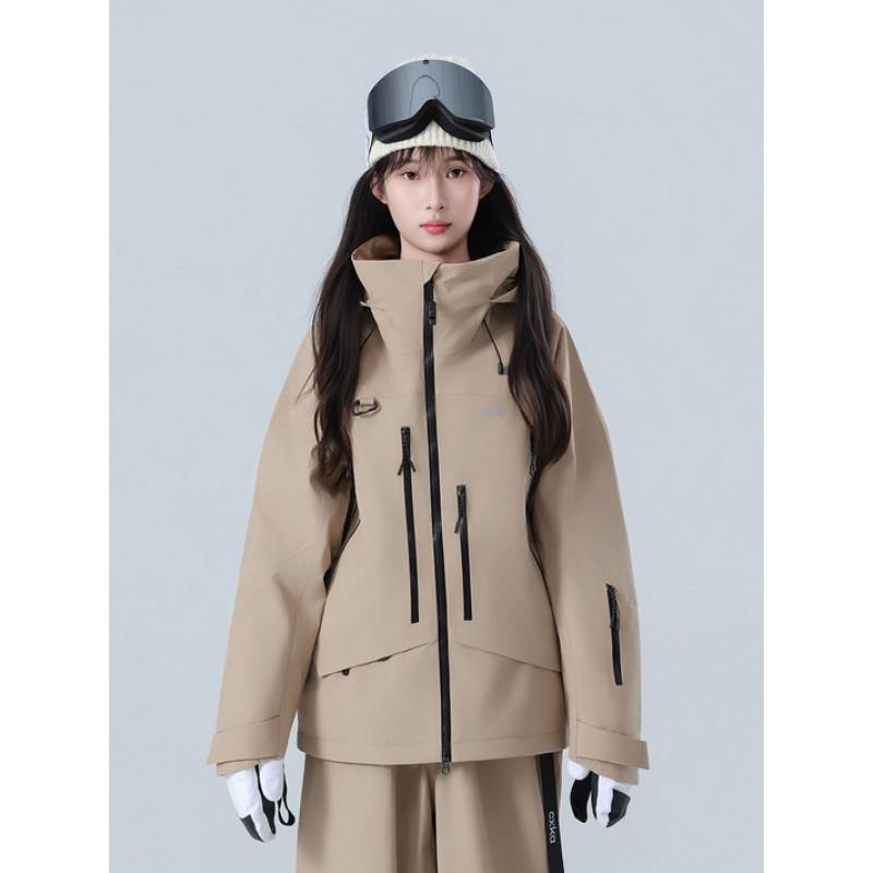 Unisex Ski Suit Set Snowboarding Jacket Pants Thermal Insulated Outdoor Winter Gear Waterproof Breathable Nylon