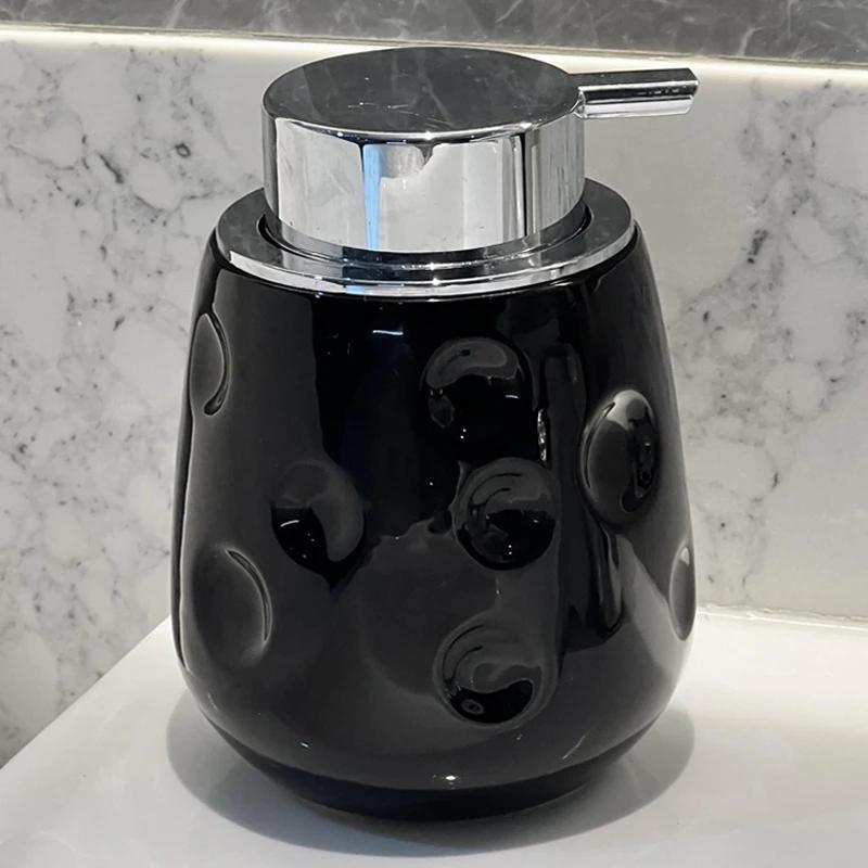 Dispenser for Liquid Soap Ceramic Foam Bottle Bubbler Hand Sanitizer Bottle Facial Cleanser Frother Portable Soap Dispensers