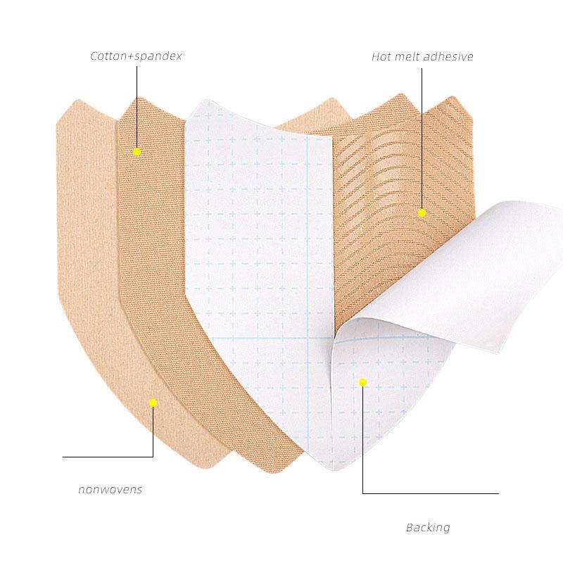 Anti gnidningsbeskyttelsesklistremerke V-formet kropp Anti-friksjonspute Svettesikre klistremerker Friksjonssikkert flerbruksklistremerke for lår