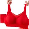 Year of the Horse Red Bridal Wireless Bra for Women, Large Bust Lift and Support, Anti-Sagging
