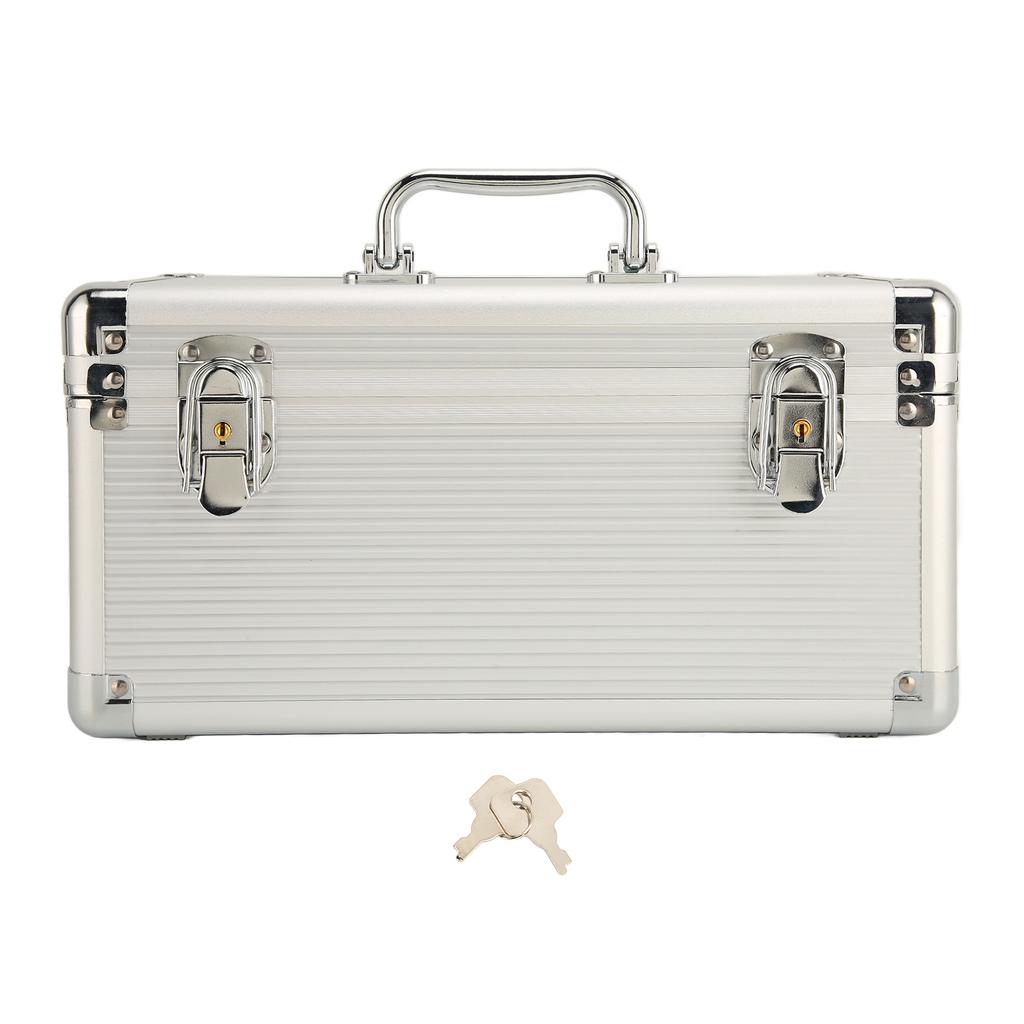 Hard Drive Case Hard Drive Storage Box 14 Bays Double Lock Design Hard Drive Case for 2.5in 3.5in Hard Drive