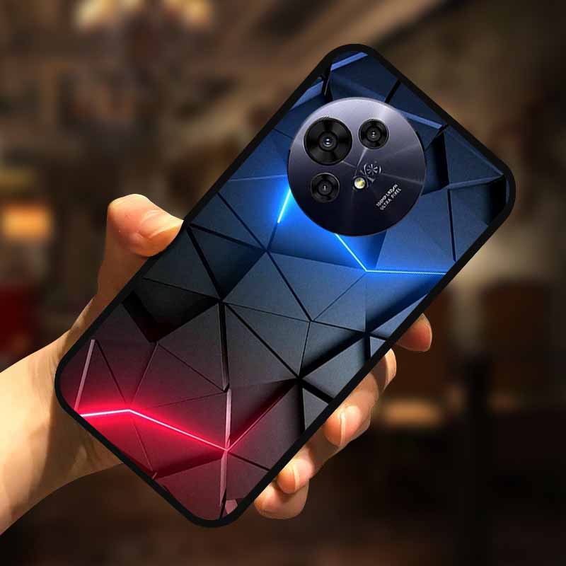 Per Custodia TCL 50 Nxtpaper 5G Lusso Moda Morbido TPU Protettivo Silicone Custodia per Telefono per TCL 50 Pro Nxtpaper 5G Cover Posteriori Coque