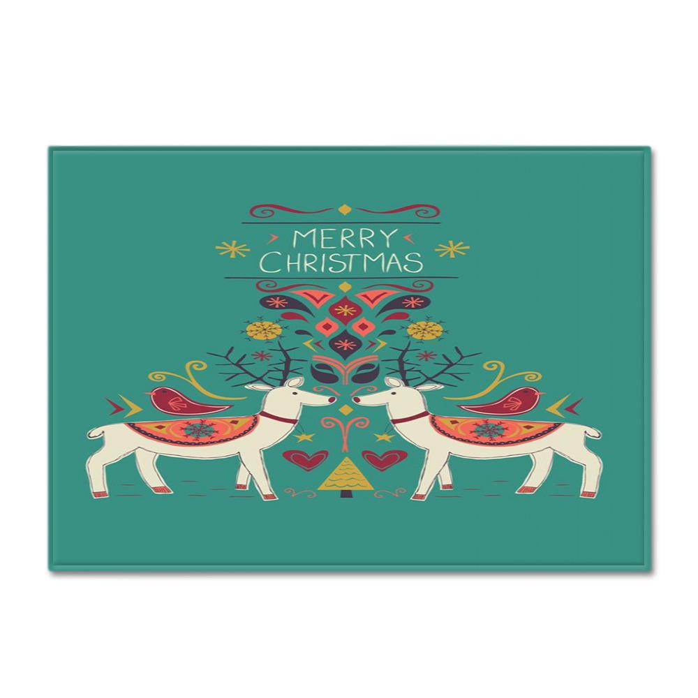Christmas Living Room Floor Mat Bedroom Dining Room Carpet Carpet Doormat
