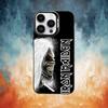 Custodia per Telefono I-Iron M-Rock M-Maiden Colore Guscio Argentato Per IPhone 17 16 15 14 13 12 11 Pro Max Plus