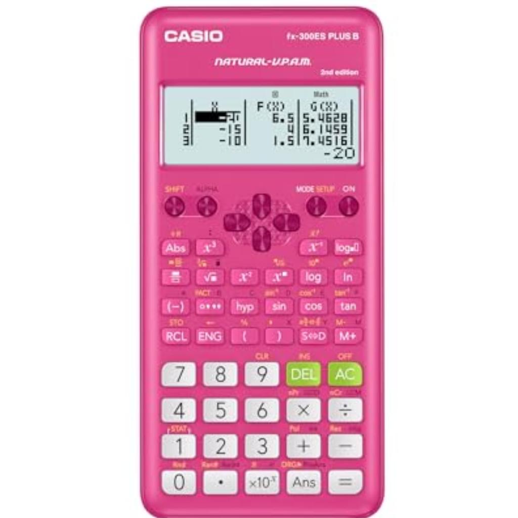 Casio fx-300ESPLS2 Pink Scientific Calculator Pink