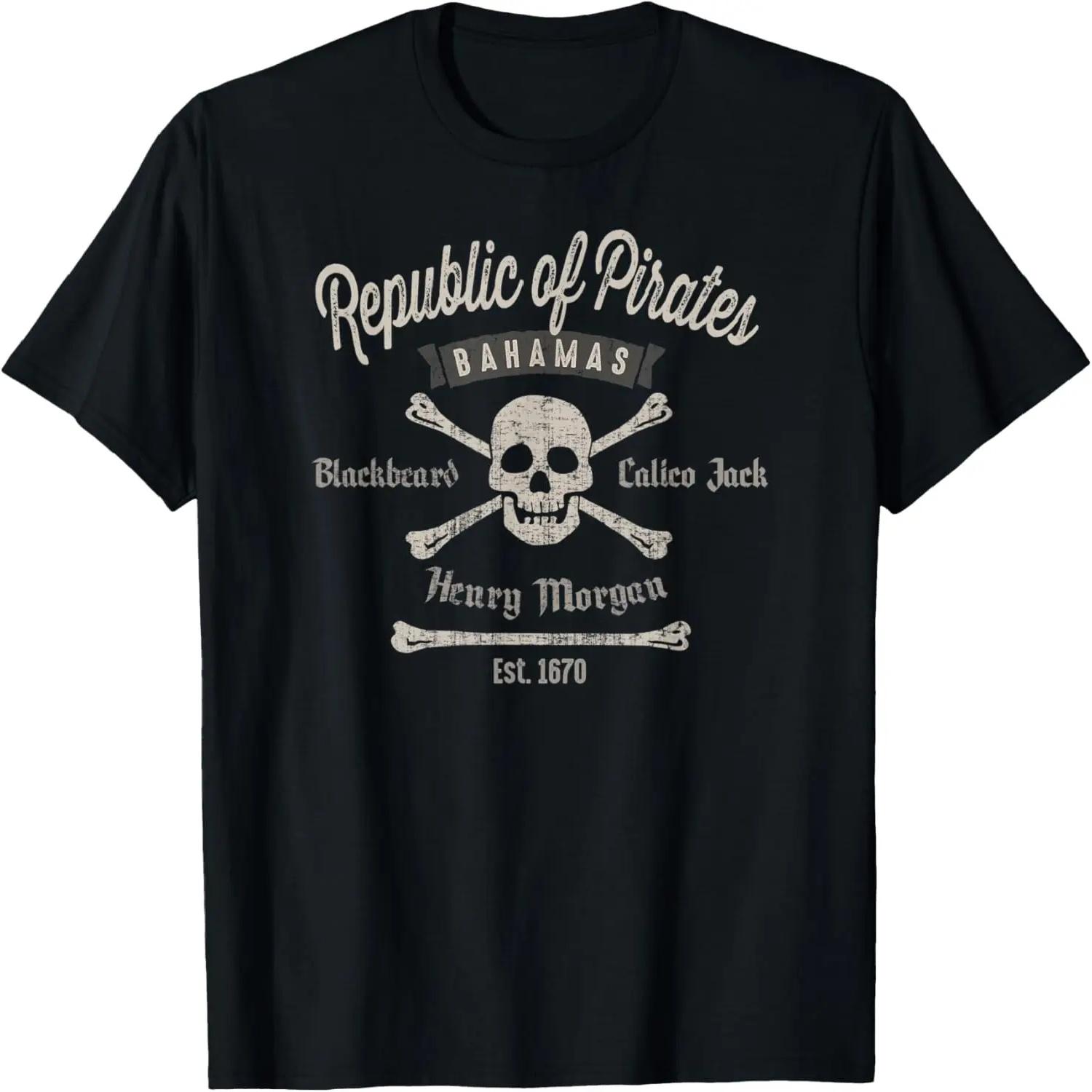 Republic Of Pirates Nassau Cool Vintage T-Shirt XXXXL