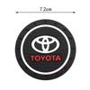 Toyota Car Cup Holder Coasters 2Pack, Anti-Slip Silicone Waterproof Auto Cup Mat, Universal Car Interior Accessories for Toyota