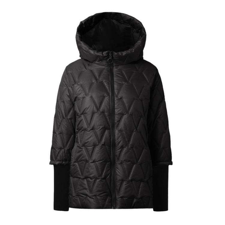 Winter Warm Hooded Coat Women Solid Color Long Sleeve Zipper Loose Fashion