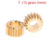 0.5M Modulus 8T 9T 10T 11T 12T 14T 15T 16T Teeth Copper Transmission Gear For Spindle Transmission Gear Fit 1.98Mm 2.3Mm 3.17Mm 3Mm 5Mm Shaft