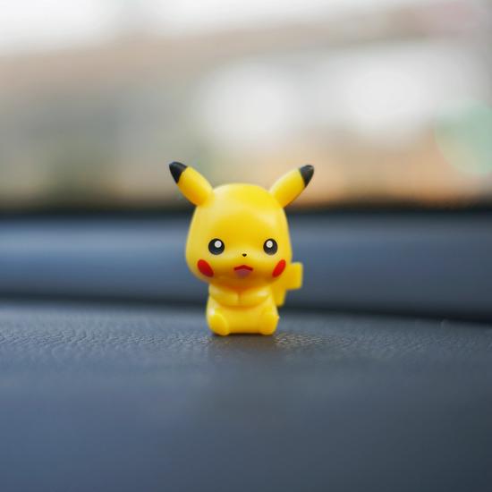 

Creative Pikachu Car Interior Ornament - Anime-Inspired Console Decoration