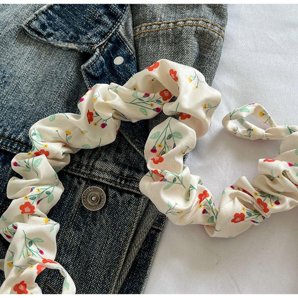 Sweet Flower Shoulder Bag Gentle Crossbody Bag Korean Bow Pleated Bag  Women