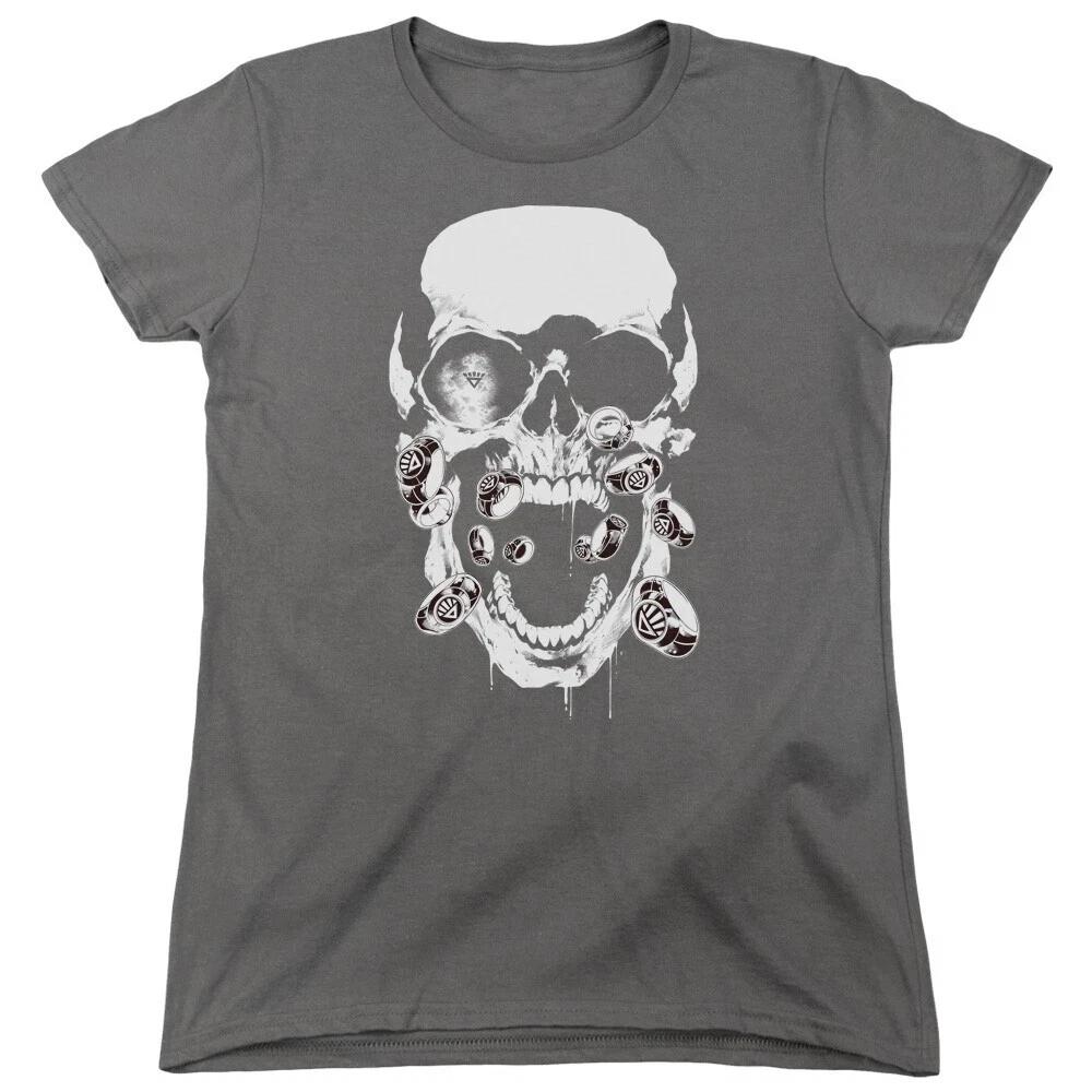 Green Lantern  Black Lantern Skull  Women s T-Shirt M