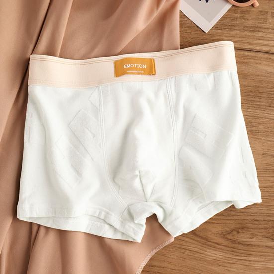 Boxeri pentru bărbați Elastic cu talie mijlocie Culoare uni Moale Respirabil U Convex Uscare rapidă Reține umezeala Plus mărime Cusături ferme Chiloți pentru bărbați Lenjerie de corp
