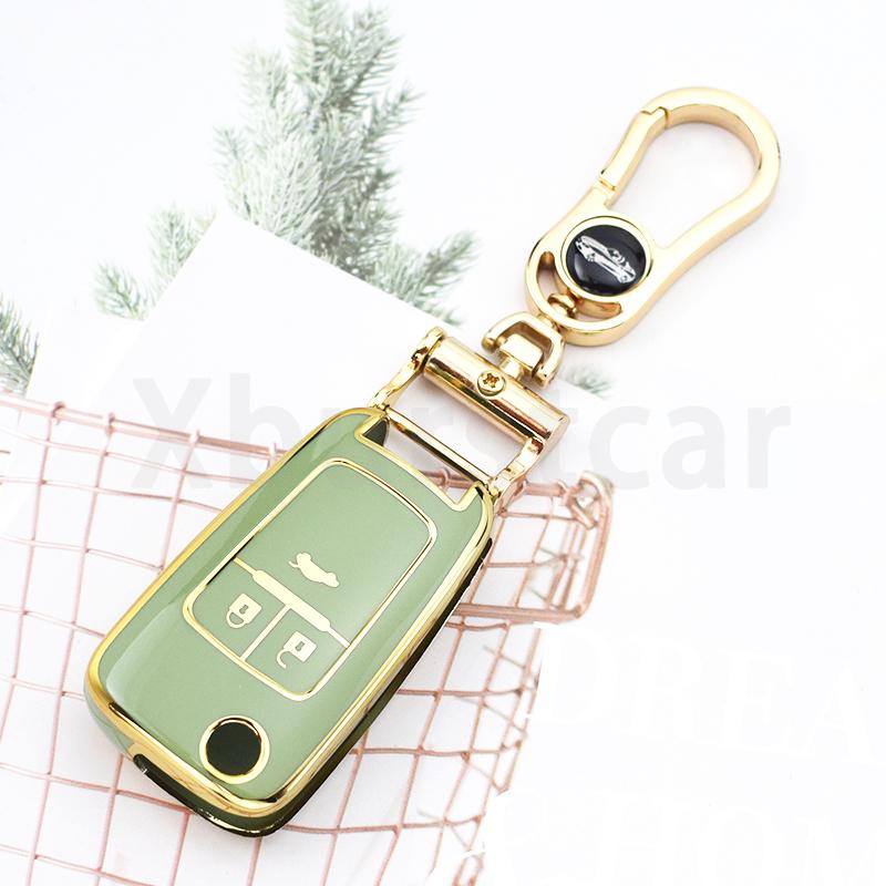 2/3/4 Buttons Tpu Shell Fob Car Key Case Cover For Chevrolet Cruze Aveo Trax Opel Astra Corsa Meriva Zafira Antara J For Buick