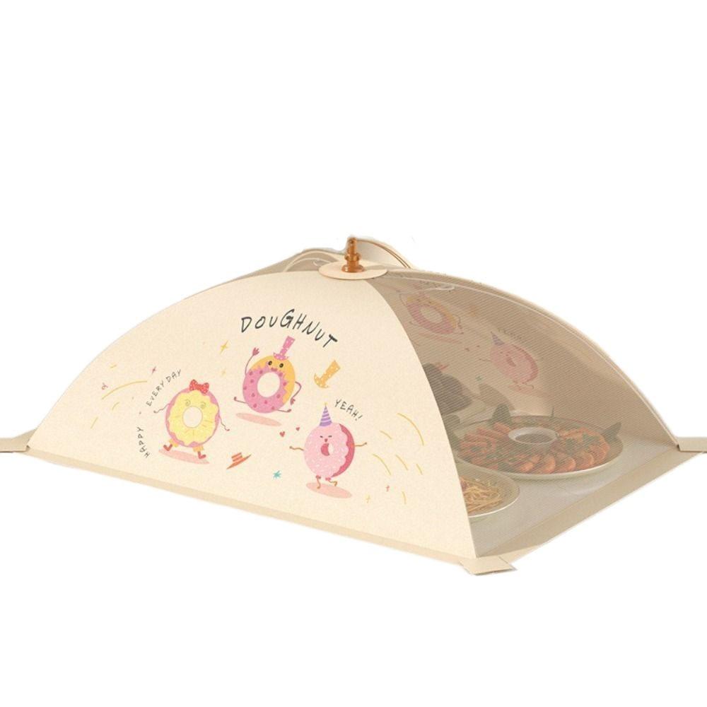 Foldable Leftovers Food Cover Anti-mosquito Meal Vegetable Umbrella  Kitchen Gadgets