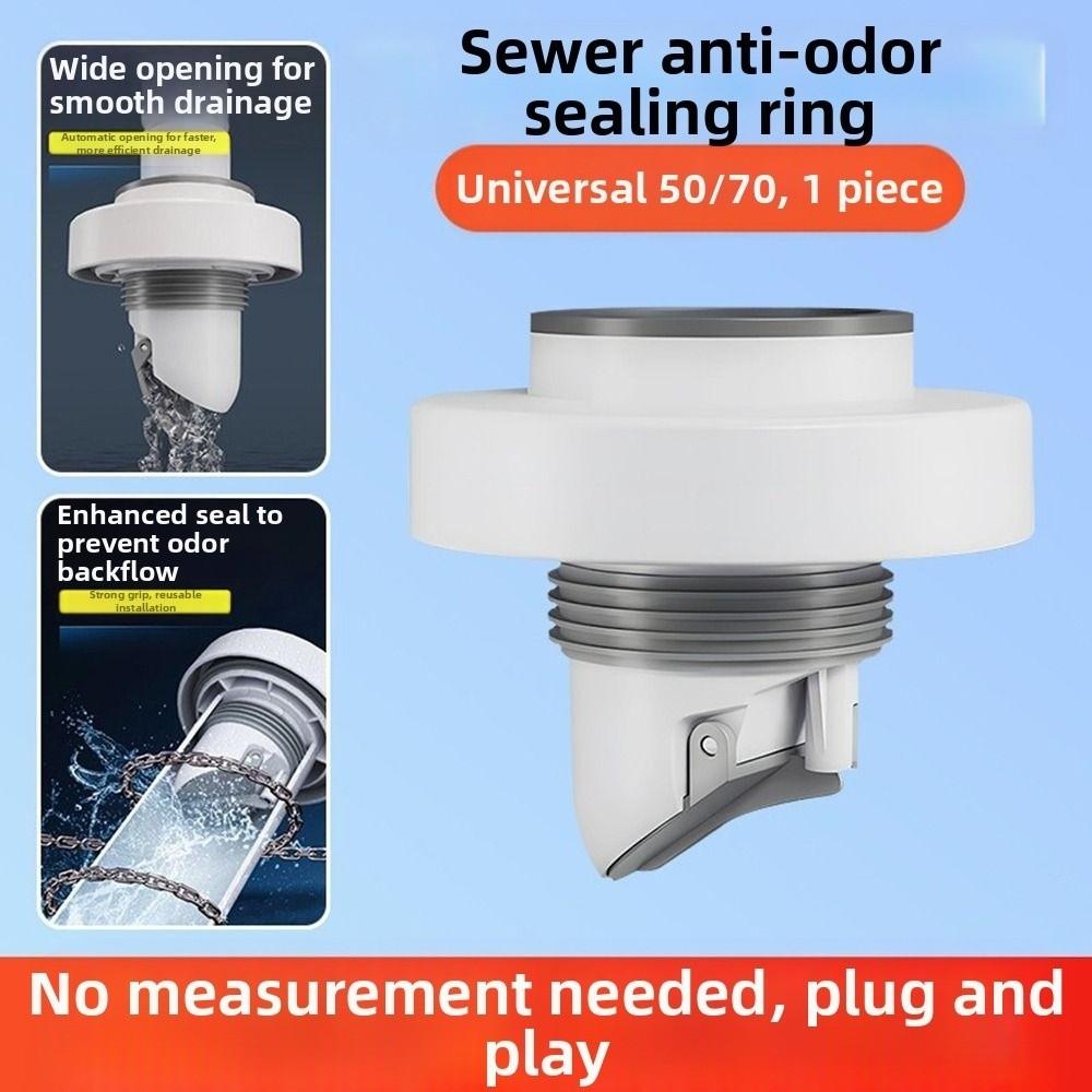 50/70mm Universal Washbasin Floor Drain Core Easy Install Anti Odor Shower Drainer Odor Control Water Pipe Connector
