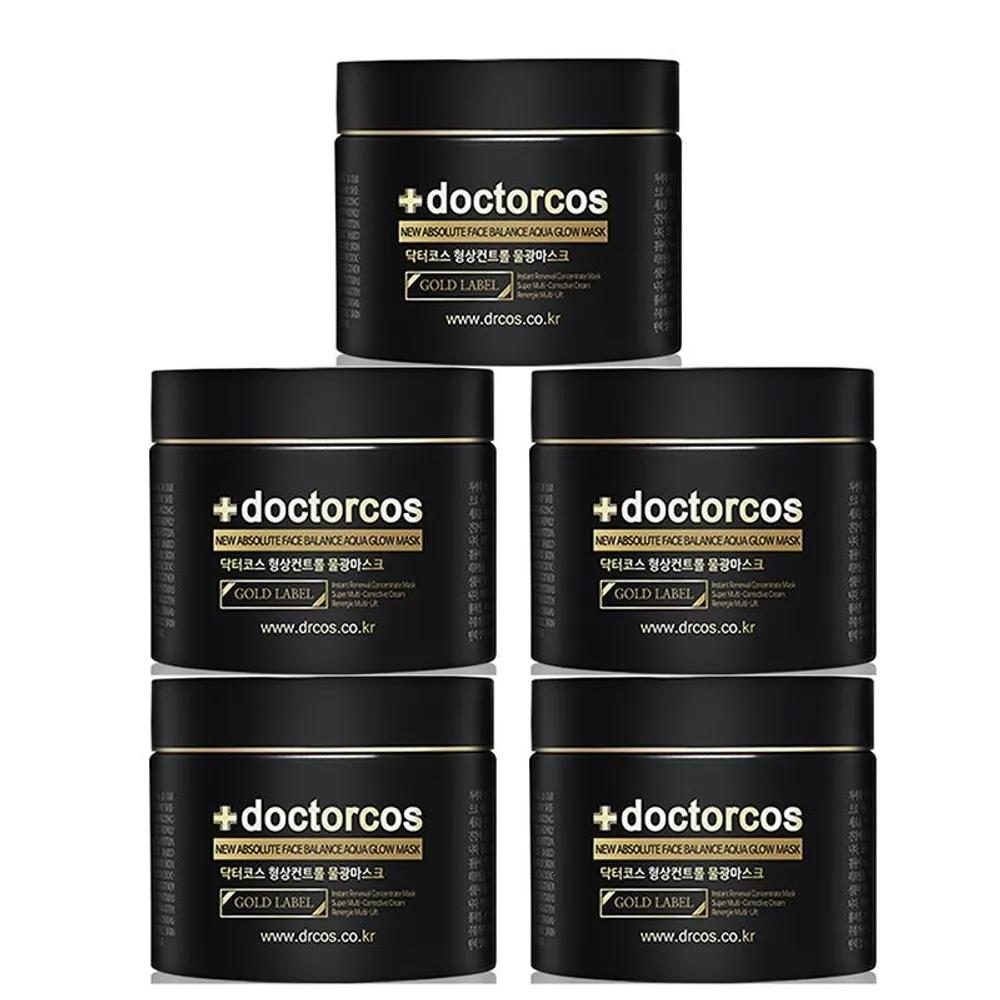 DOCTORCOS Пудинг-крем для моделирования формы и придания сияния кожи, маска 110 мл (5 кусков) Сияющая ночная кремовая маска