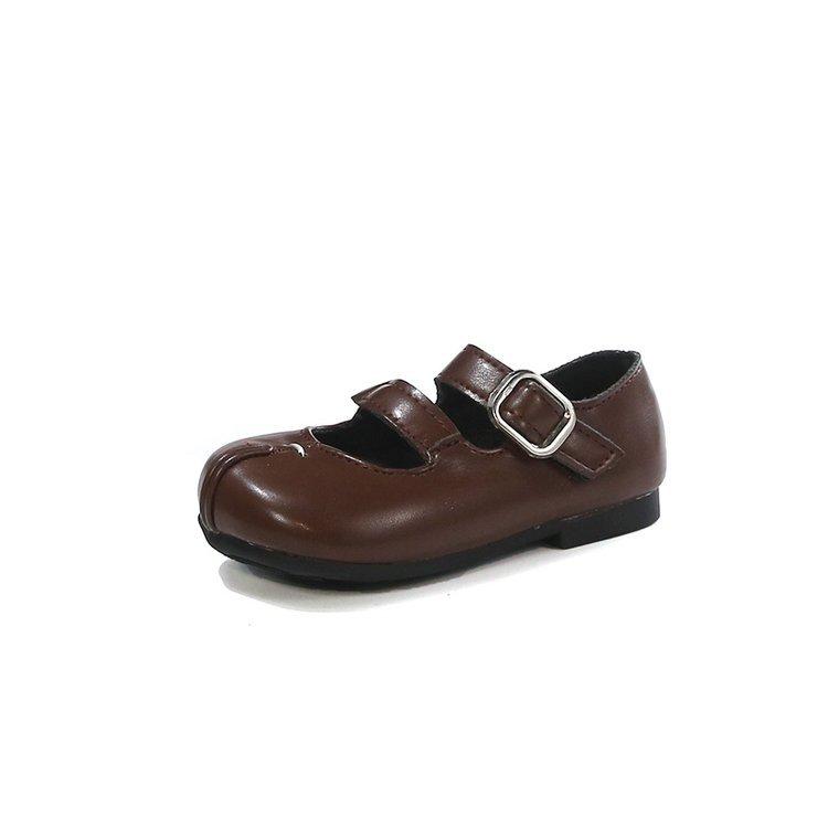 Girls small leather shoes 2025 new spring children's princess shoes soft sole silver baby girl shoes spring and autumn ballet shoes