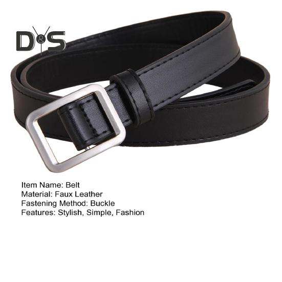 Dambälte för Jeans Klänningar Byxor Casual Konstläder Midjebälte Damer Jeans Tunt Bälte Accessoar för Vardagsbruk