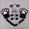 Plush Lolita Cat Paw Gloves for Cosplay & Kids' Performances