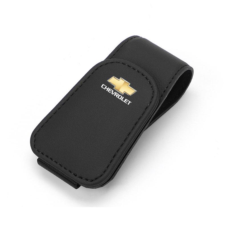 Car Glasses Clip Sunglasses Ticket ID Holder For Chevrolet Spark Captiva Cruze Tracker Orlando Trax Epica Nubira Malibu Optra