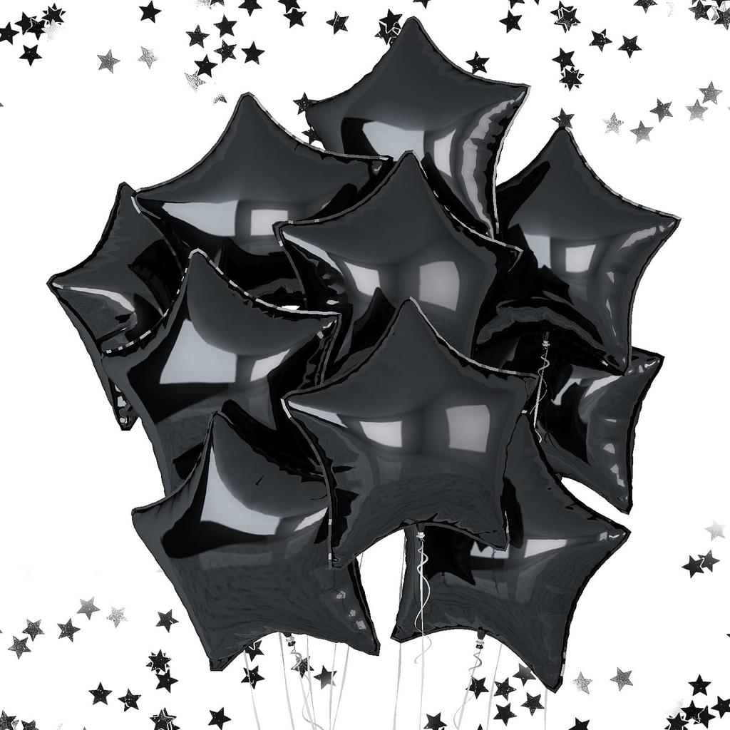Star Theme Five-Pointed Star Aluminum Film Balloon Set Birthday Party Interior Decoration Festival Event Arrangement
