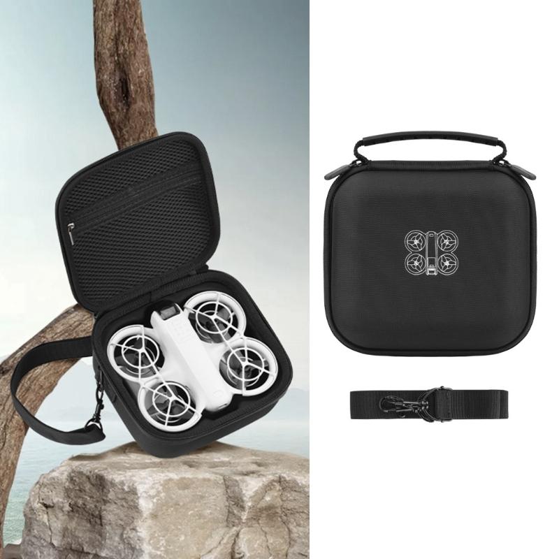 UAV Body Carry Case Storage Bag Water Resistant PU Organiser Shockproof Shoulder Bag with Portable Handle