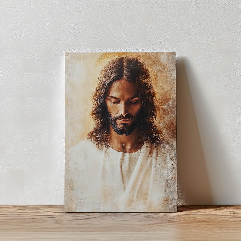 Jesus In The Peace Of The Heart Jesus In The Peace Of The Heart, 70X100 Cm, Unframed, Matte Paper 230 Gsm