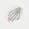 Diamond Skeleton Hand Duckbill Hairpin Halloween Alloy Hair Clips Valentine Headwear Girl Hair Accessories Festival Gift