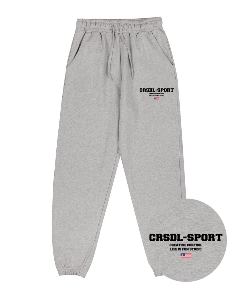 CREAM SODA LAB Crsdel Sports Jogger Pants Gray