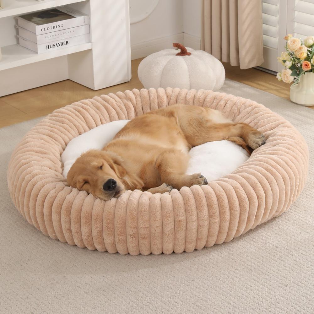 Kennel cat litter dog round pet litter dog bed winter warm pet bed dog supplies pet pad