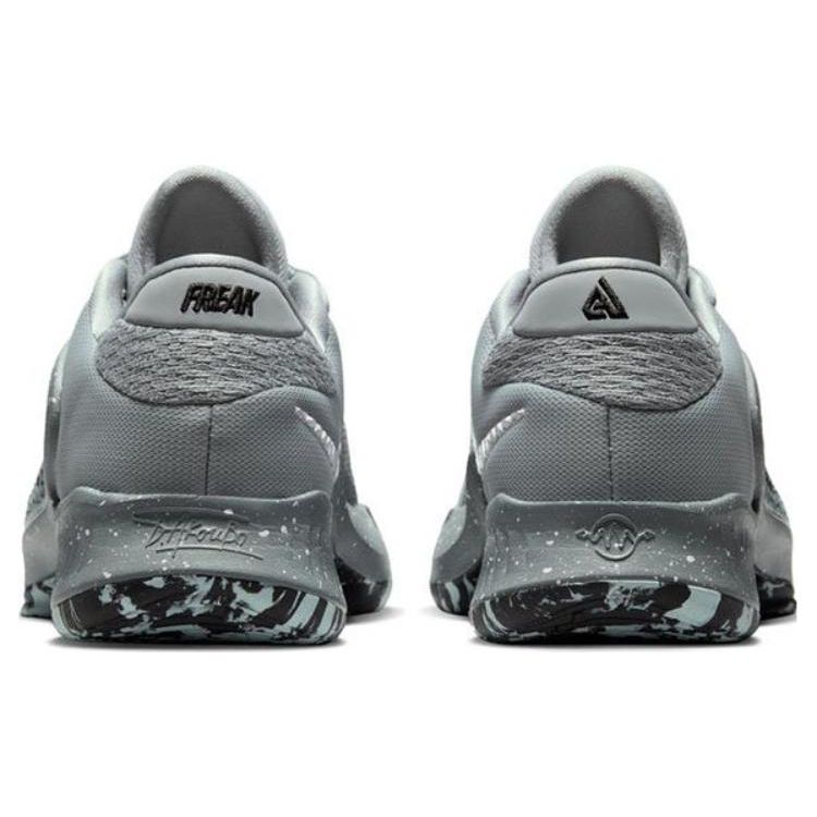 Nike Zoom Freak 4 GS Etched in Stone Kids Sneakers Grey Wolf-Grey White DQ0553-004