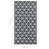 VidaXL Tapis d'extérieur Noir 190x290 cm PP